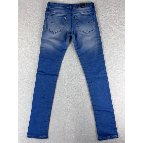 GAT Industry Jeans Blue Skinny Jeans with Patriotic Stripes Size 40 (28" Waist)‎ - Picture 9 of 16